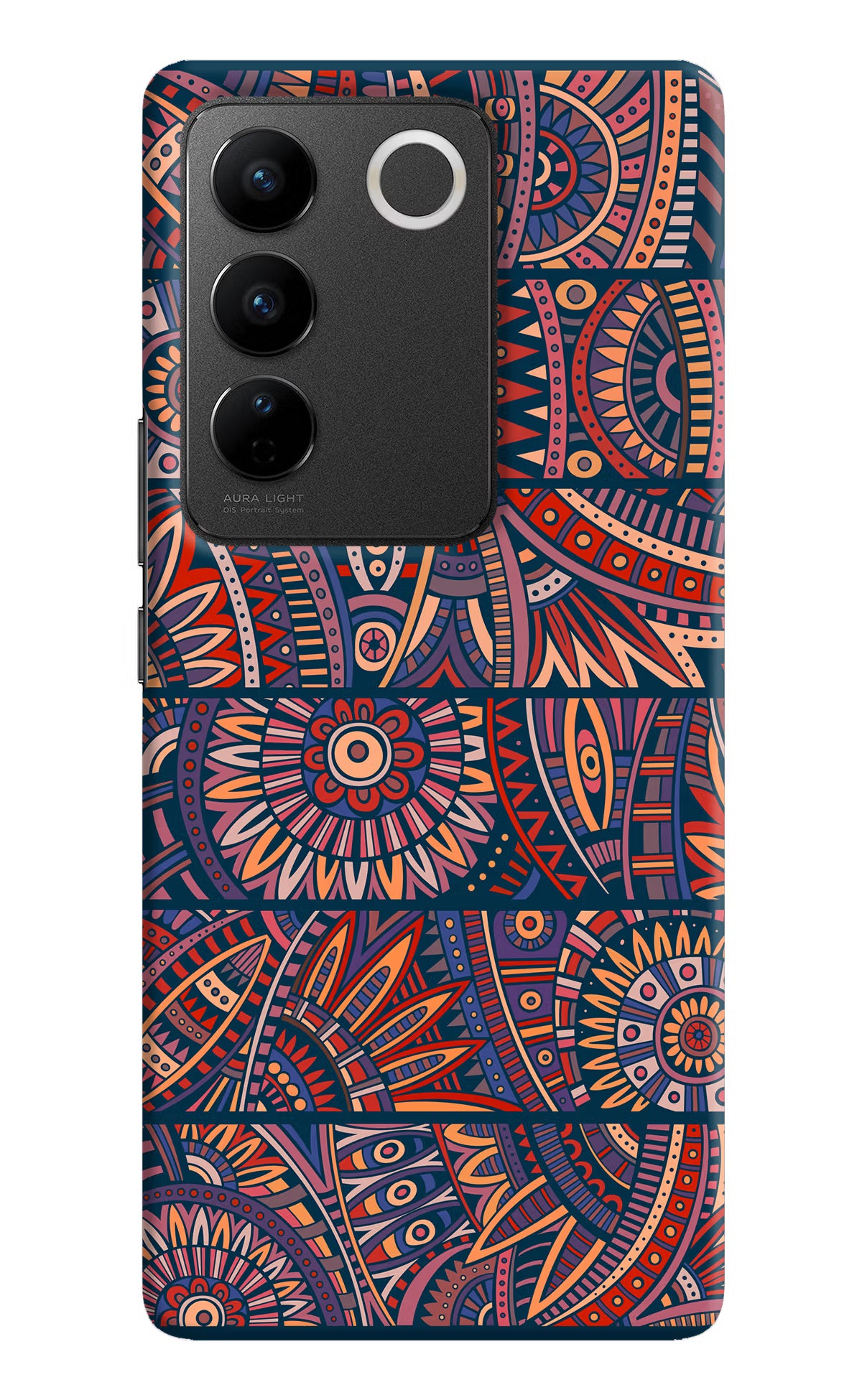 African Culture Design Vivo V27/V27 Pro Hard Case Back Cover by Casekaro