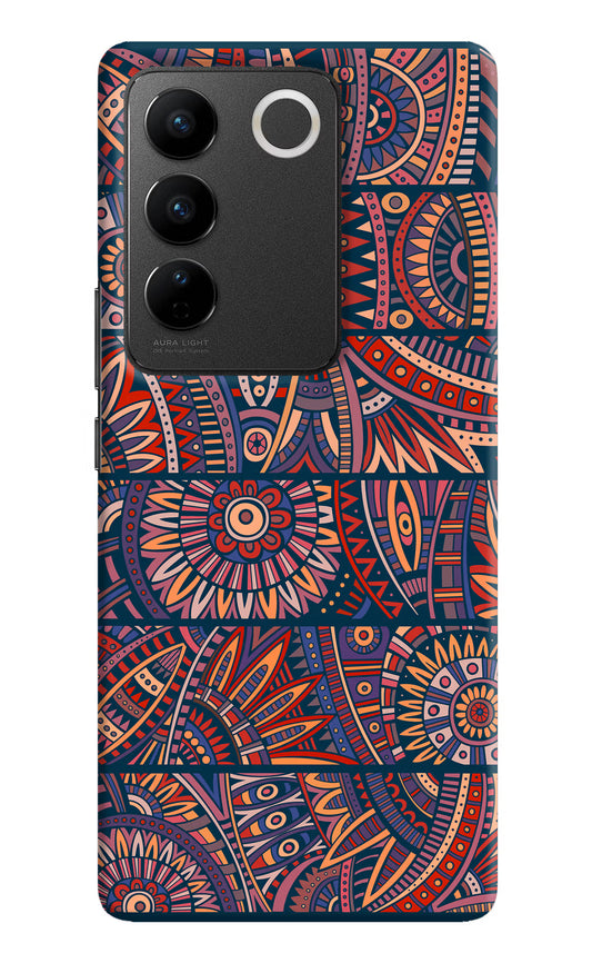 African Culture Design Vivo V27/V27 Pro Hard Case Back Cover by Casekaro