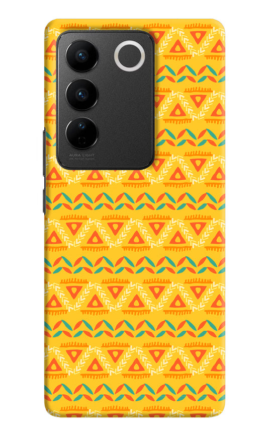 Tribal Pattern Vivo V27/V27 Pro Hard Case Back Cover by Casekaro