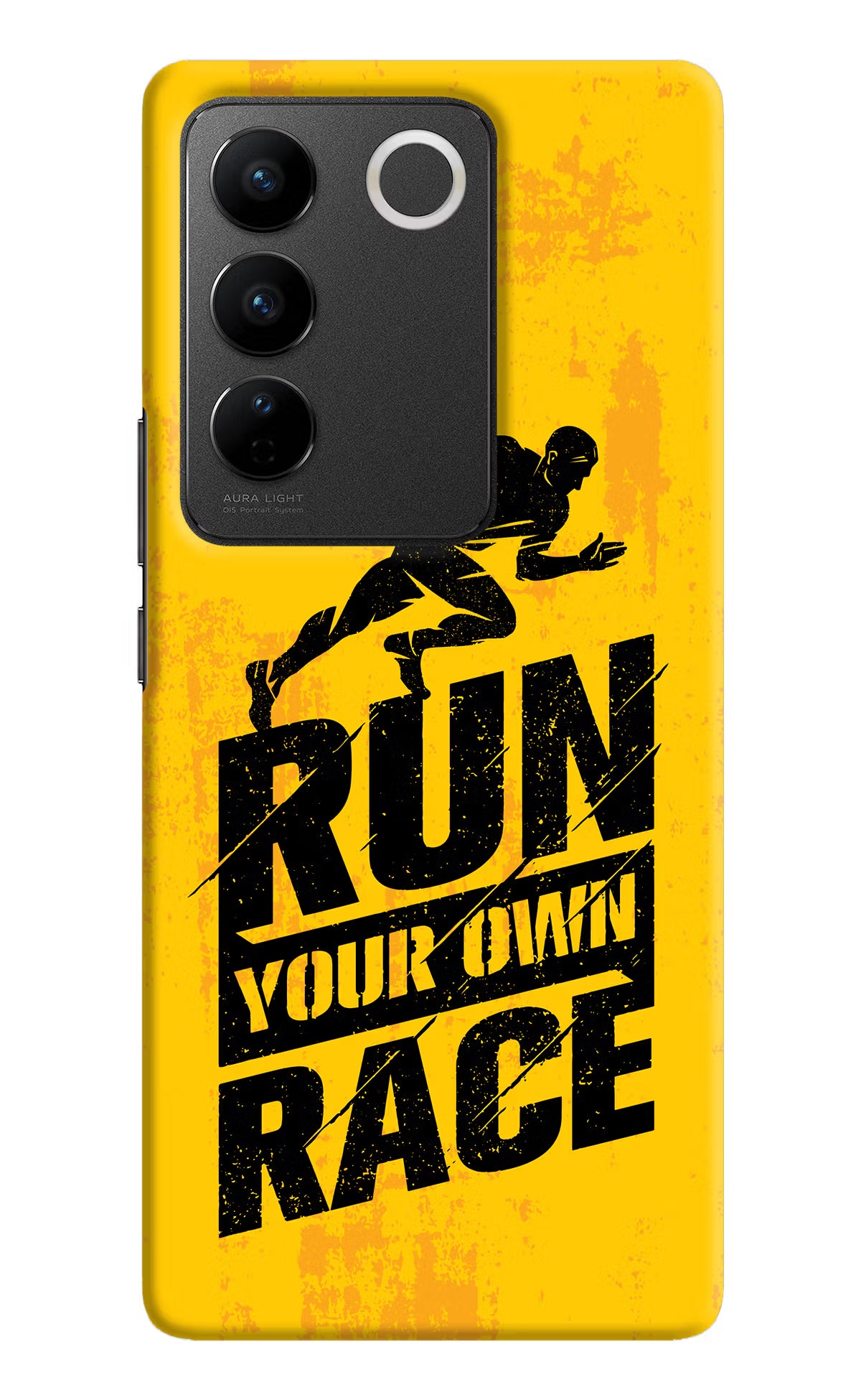 Run Your Own Race Vivo V27/V27 Pro Hard Case Back Cover by Casekaro