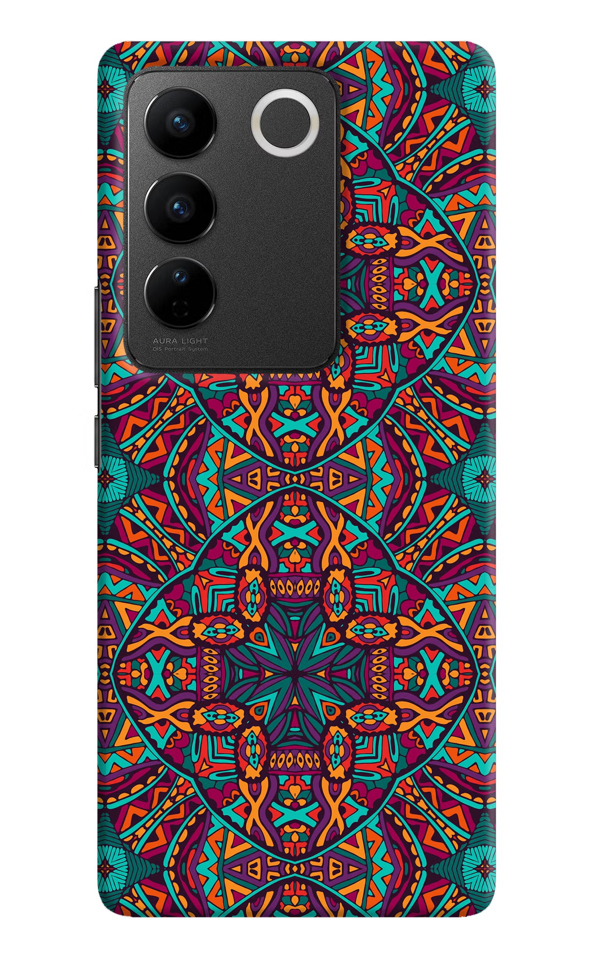 Colour Mandala Vivo V27/V27 Pro Hard Case Back Cover by Casekaro