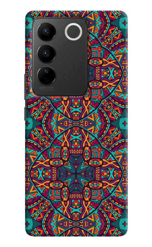 Colour Mandala Vivo V27/V27 Pro Hard Case Back Cover by Casekaro