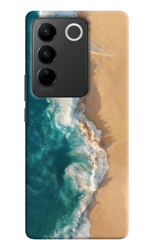 Ocean Beach Vivo V27/V27 Pro Back Cover