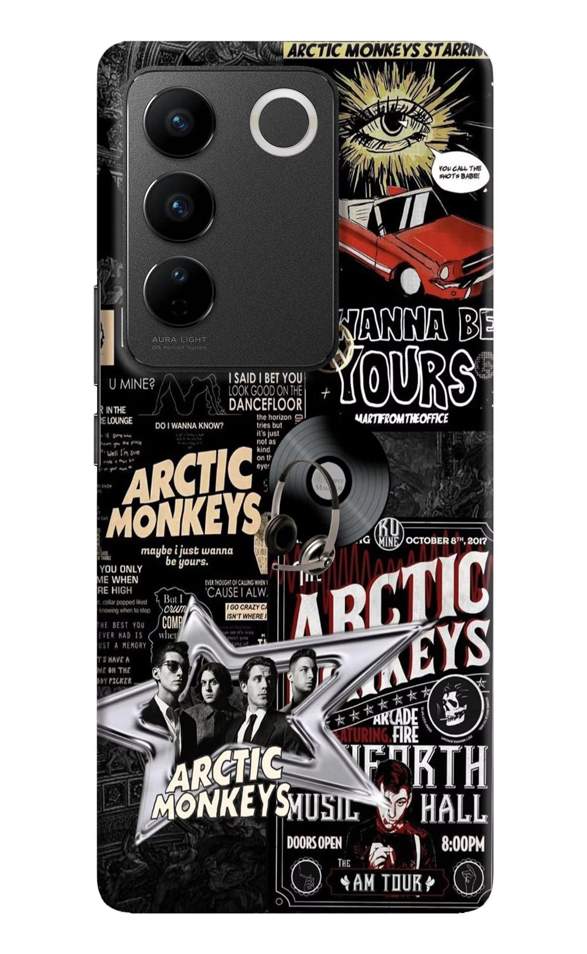 Arctic Monkeys Vivo V27/V27 Pro Hard Case Back Cover by Casekaro