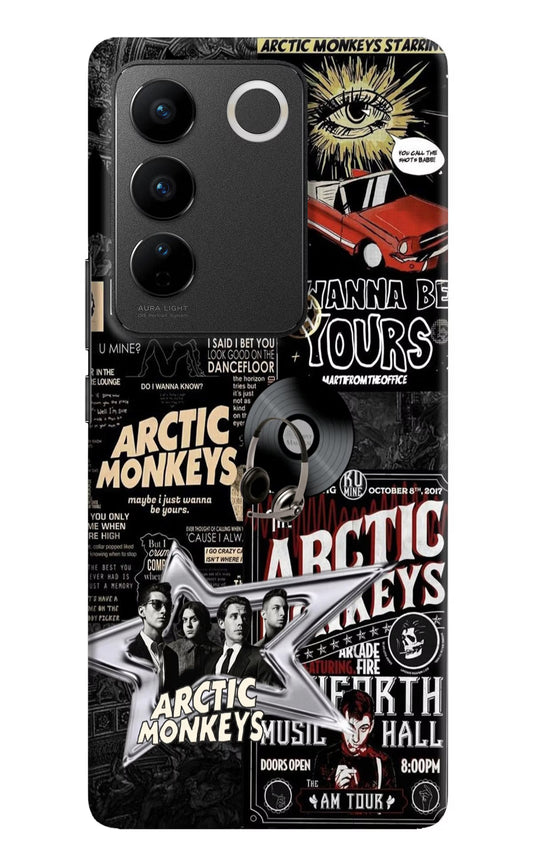 Arctic Monkeys Vivo V27/V27 Pro Hard Case Back Cover by Casekaro