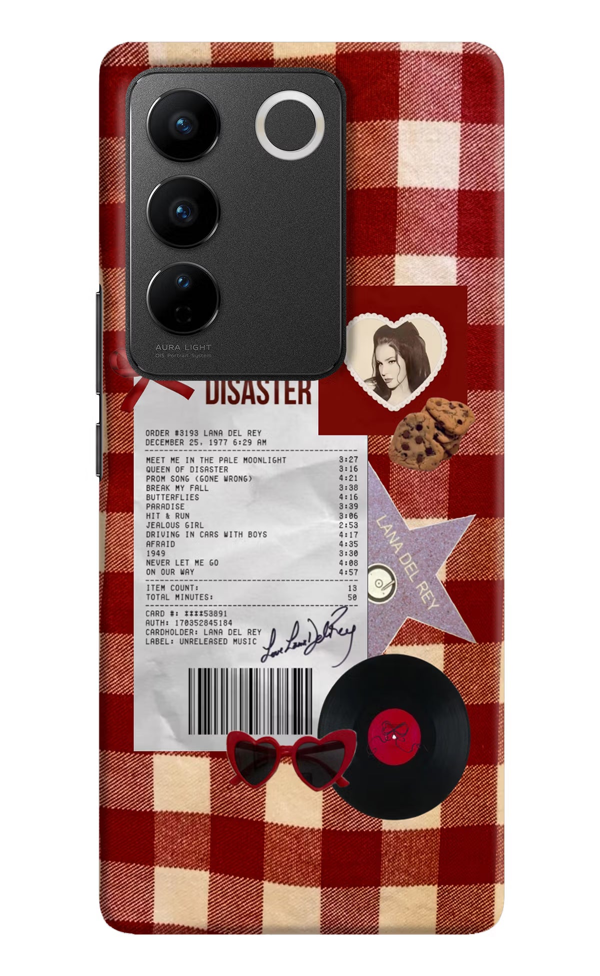 Queen of Disaster Vivo V27/V27 Pro Hard Case Back Cover by Casekaro