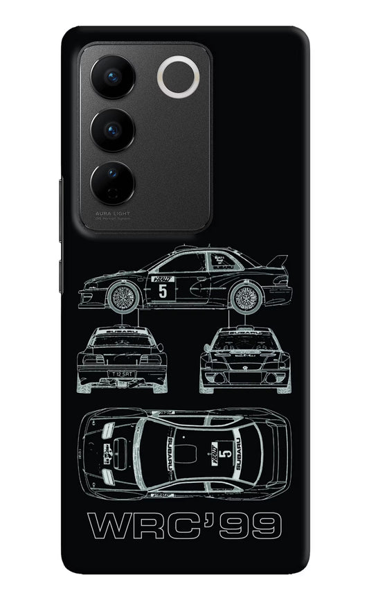 WRC'99 Vivo V27/V27 Pro Hard Case Back Cover by Casekaro