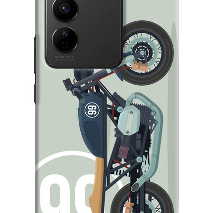 Classic Cafe Racer 99 Vivo V27/V27 Pro Hard Case Back Cover by Casekaro