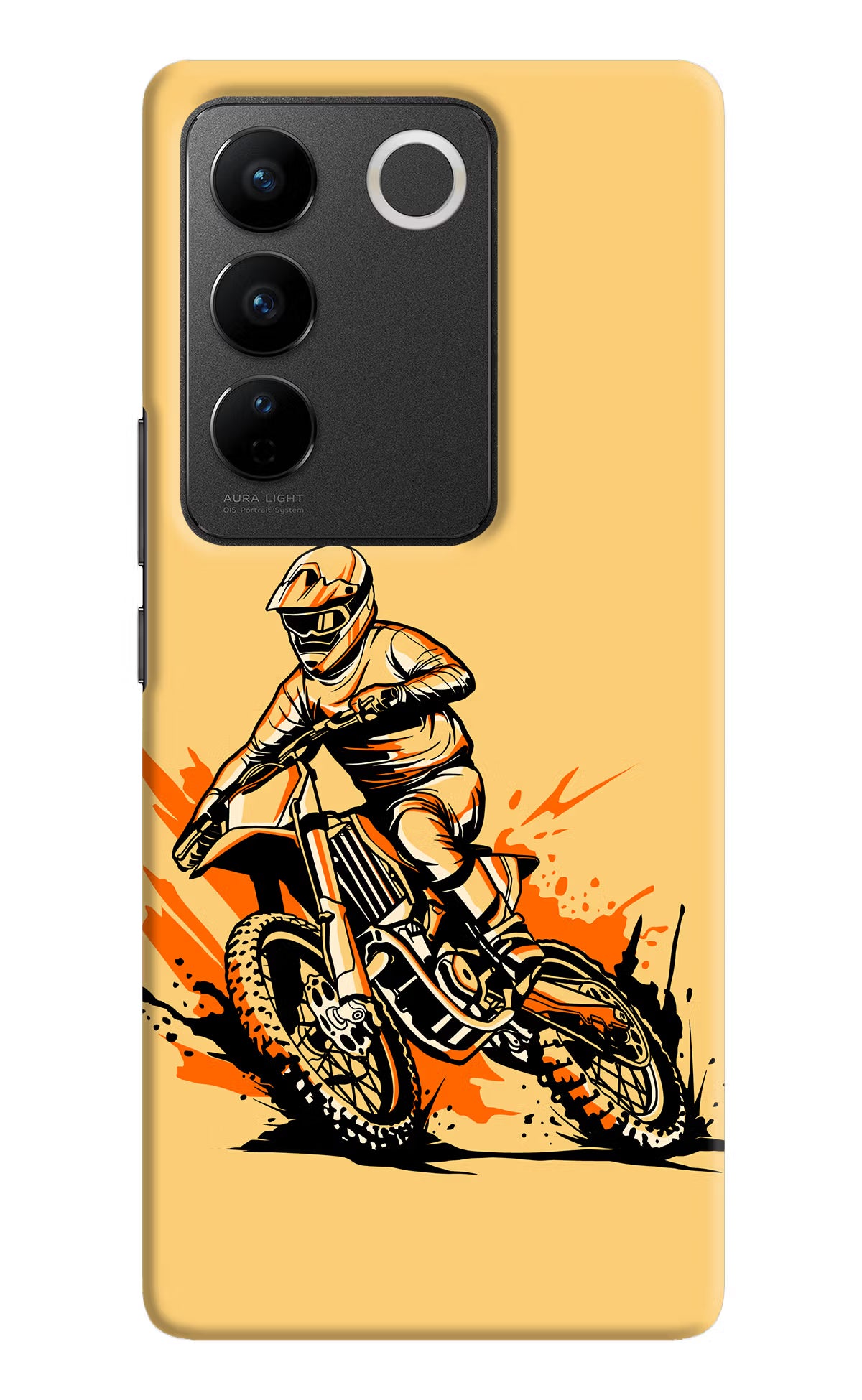 Off-Road Fury Vivo V27/V27 Pro Hard Case Back Cover by Casekaro