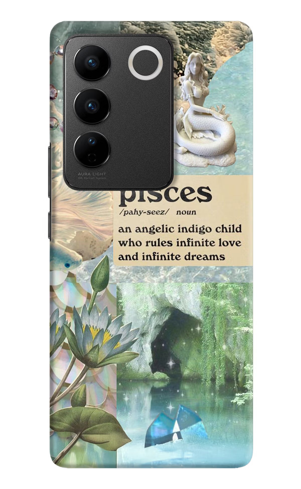 Pisces Zodiac Vivo V27/V27 Pro Hard Case Back Cover by Casekaro