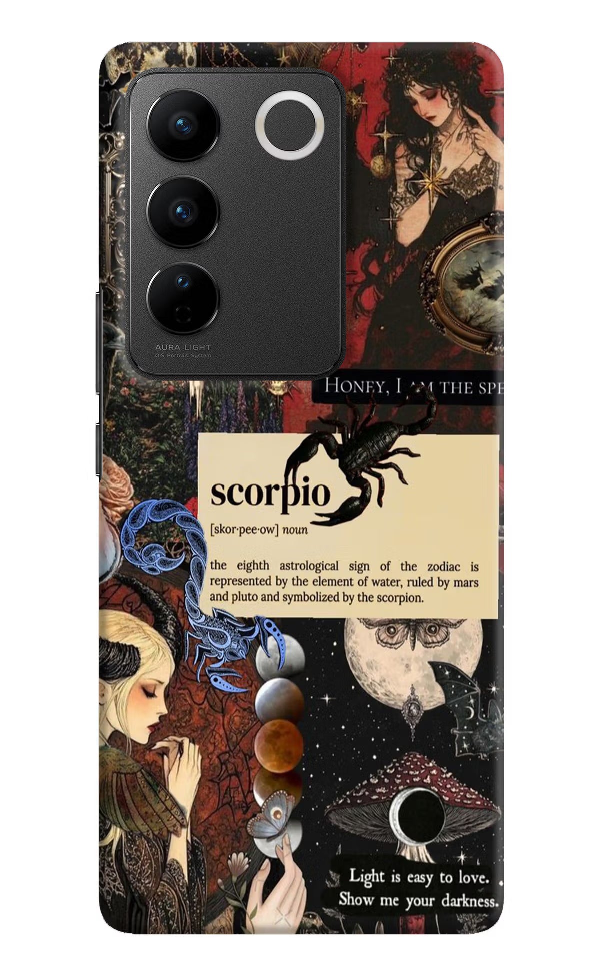 Scorpio Zodiac Vivo V27/V27 Pro Hard Case Back Cover by Casekaro
