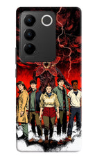 Ordinary Things Characters Vivo V27/V27 Pro Hard Case Back Cover by Casekaro