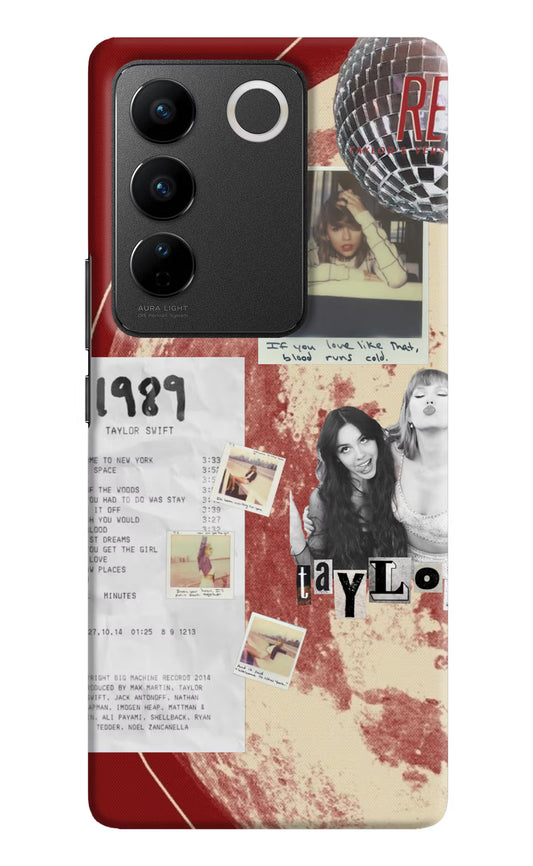 Taylor Swift Vivo V27/V27 Pro Back Cover