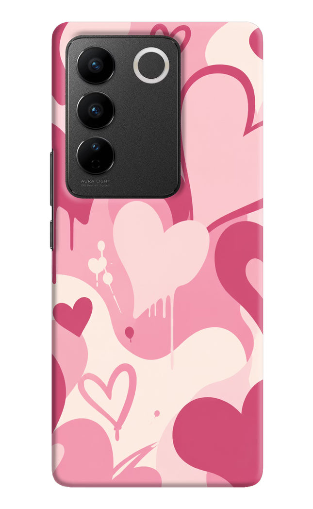 Hearty case Vivo V27/V27 Pro Hard Case Back Cover by Casekaro