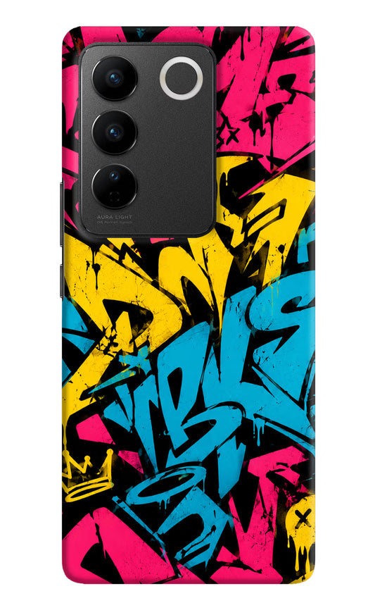 Graffiti Vibe Vivo V27/V27 Pro Back Cover