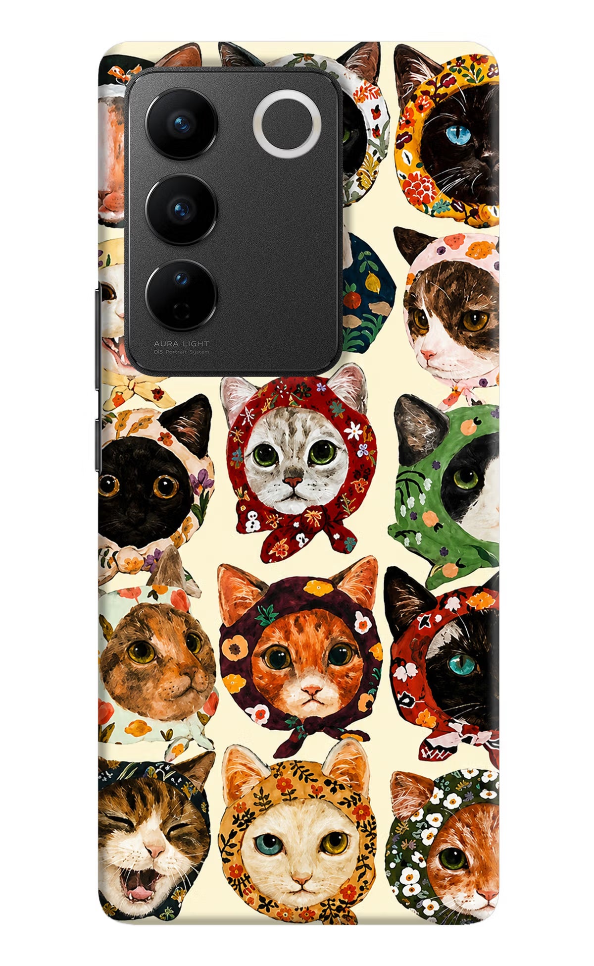 Cool Cat Vivo V27/V27 Pro Back Cover