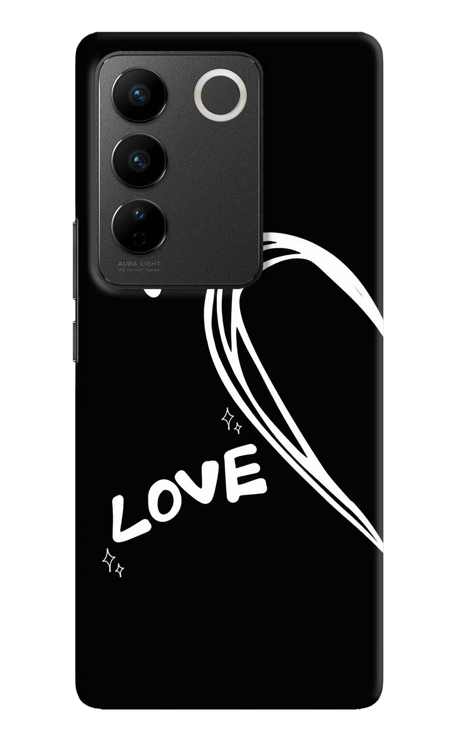 Love Line Vivo V27/V27 Pro Back Cover, Hard case