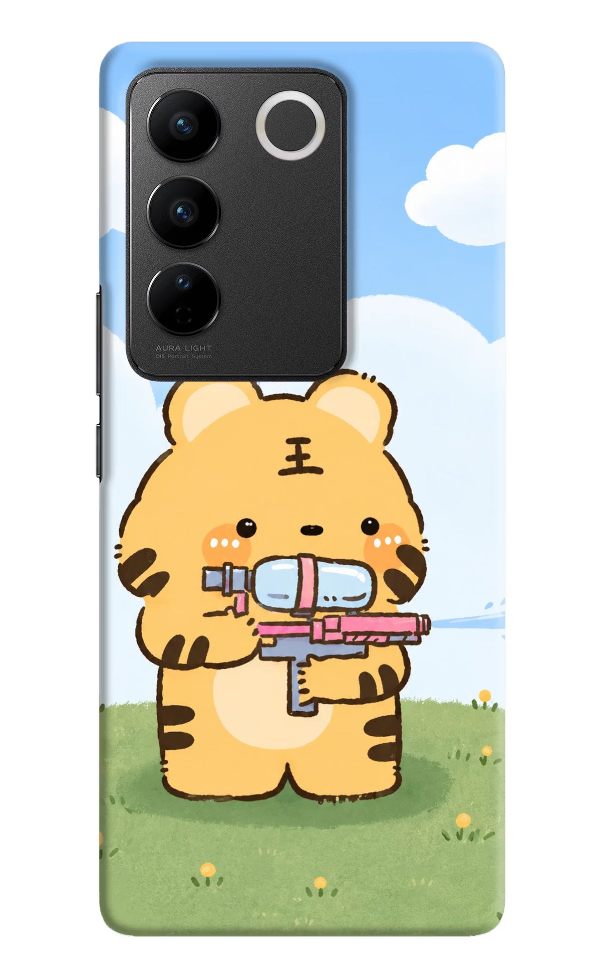 Tiger Treat Vivo V27/V27 Pro Back Cover