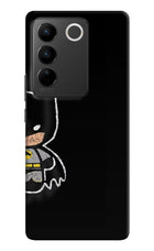 Bat Kitty Vivo V27/V27 Pro Hard Case Back Cover by Casekaro