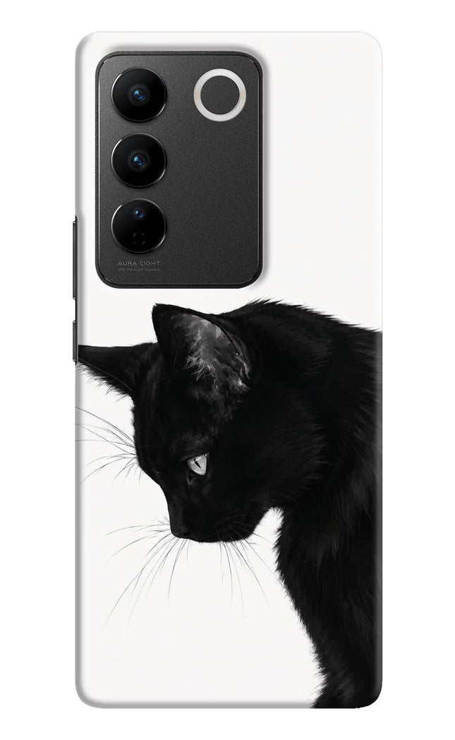 Shadow Gaze Vivo V27/V27 Pro Hard Case Back Cover by Casekaro