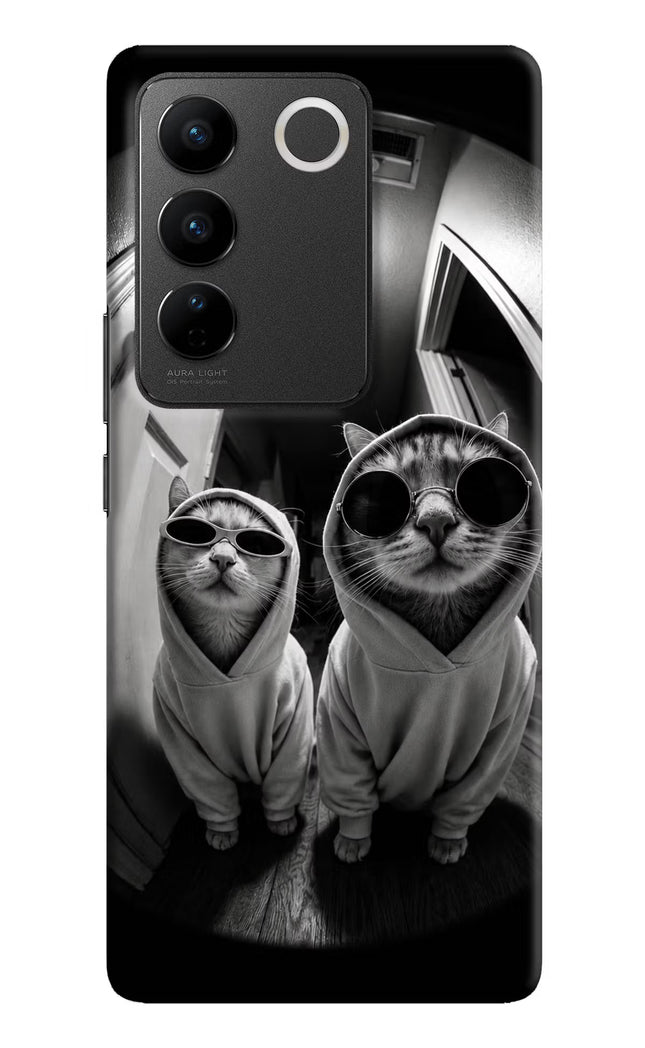 Hood Cats Vivo V27/V27 Pro Hard Case Back Cover by Casekaro