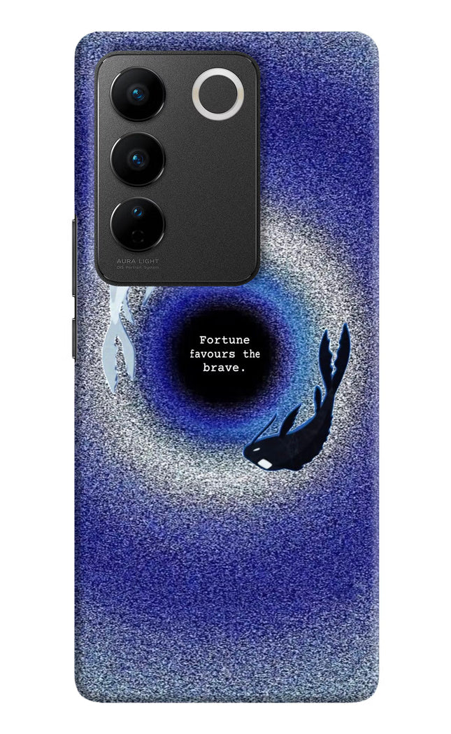 Dark Koi Vivo V27/V27 Pro Hard Case Back Cover by Casekaro