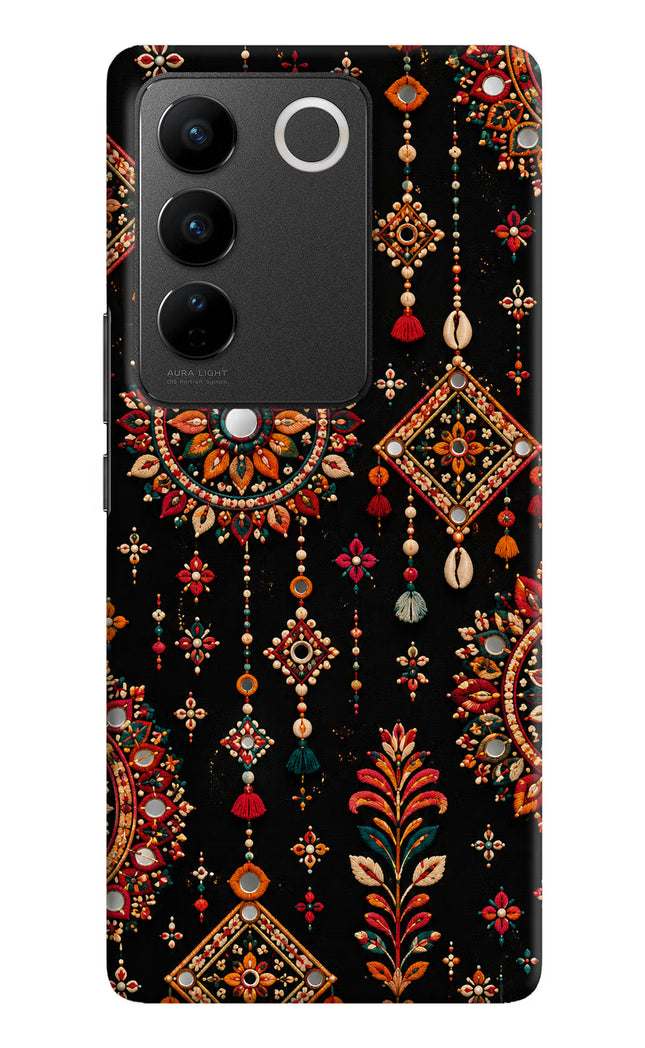 Boho Noir Vivo V27/V27 Pro Hard Case Back Cover by Casekaro