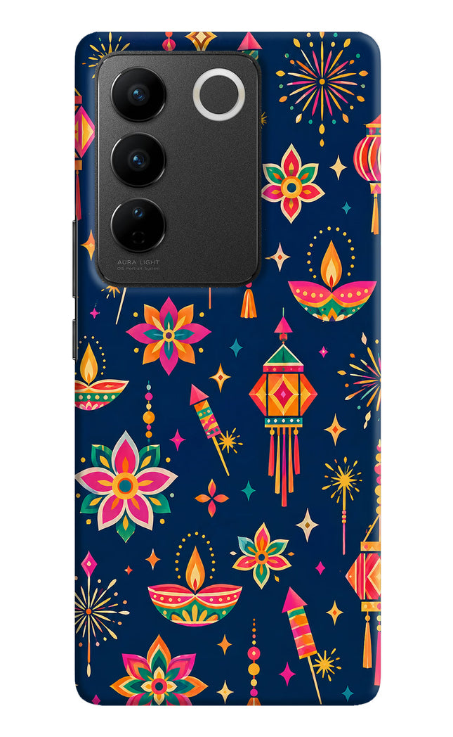 Festive Pop Vivo V27/V27 Pro Hard Case Back Cover by Casekaro