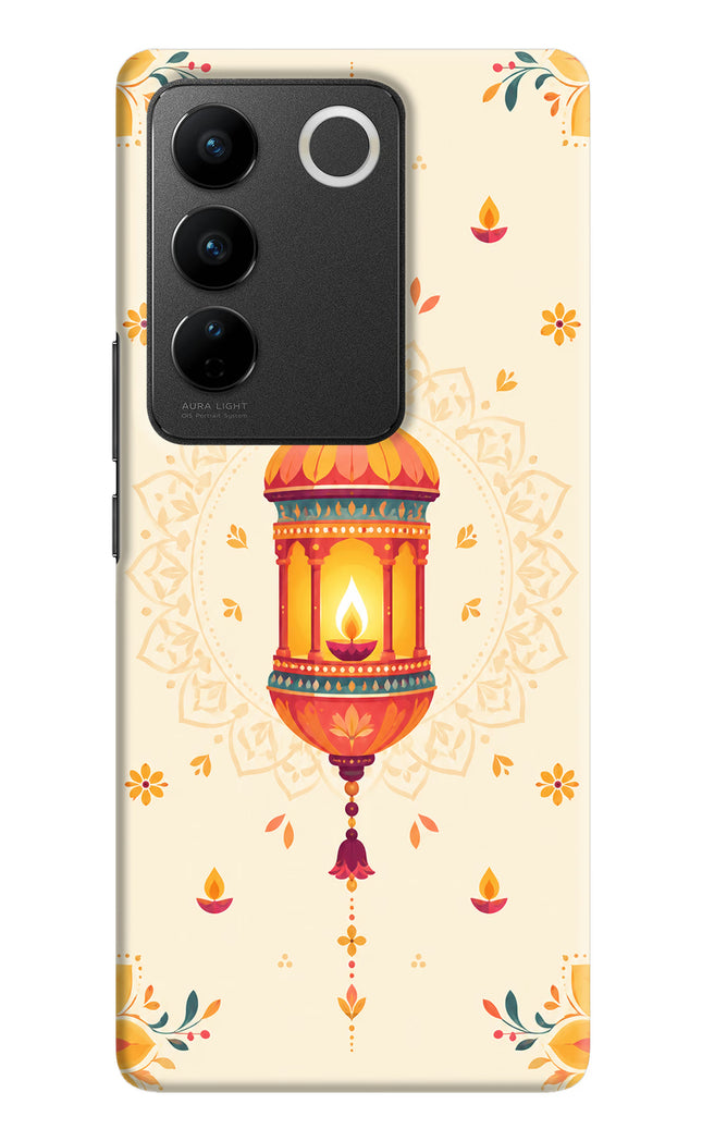 Golden Lantern Vivo V27/V27 Pro Hard Case Back Cover by Casekaro