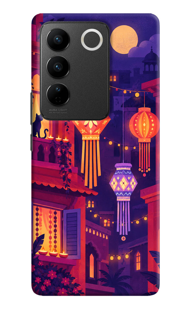 Lantern Lane Vivo V27/V27 Pro Hard Case Back Cover by Casekaro