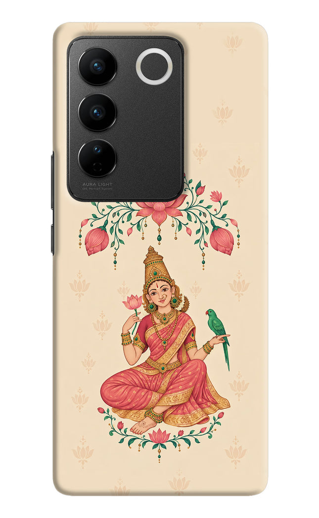 Goddess Lakshmi Vivo V27/V27 Pro Hard Case Back Cover by Casekaro