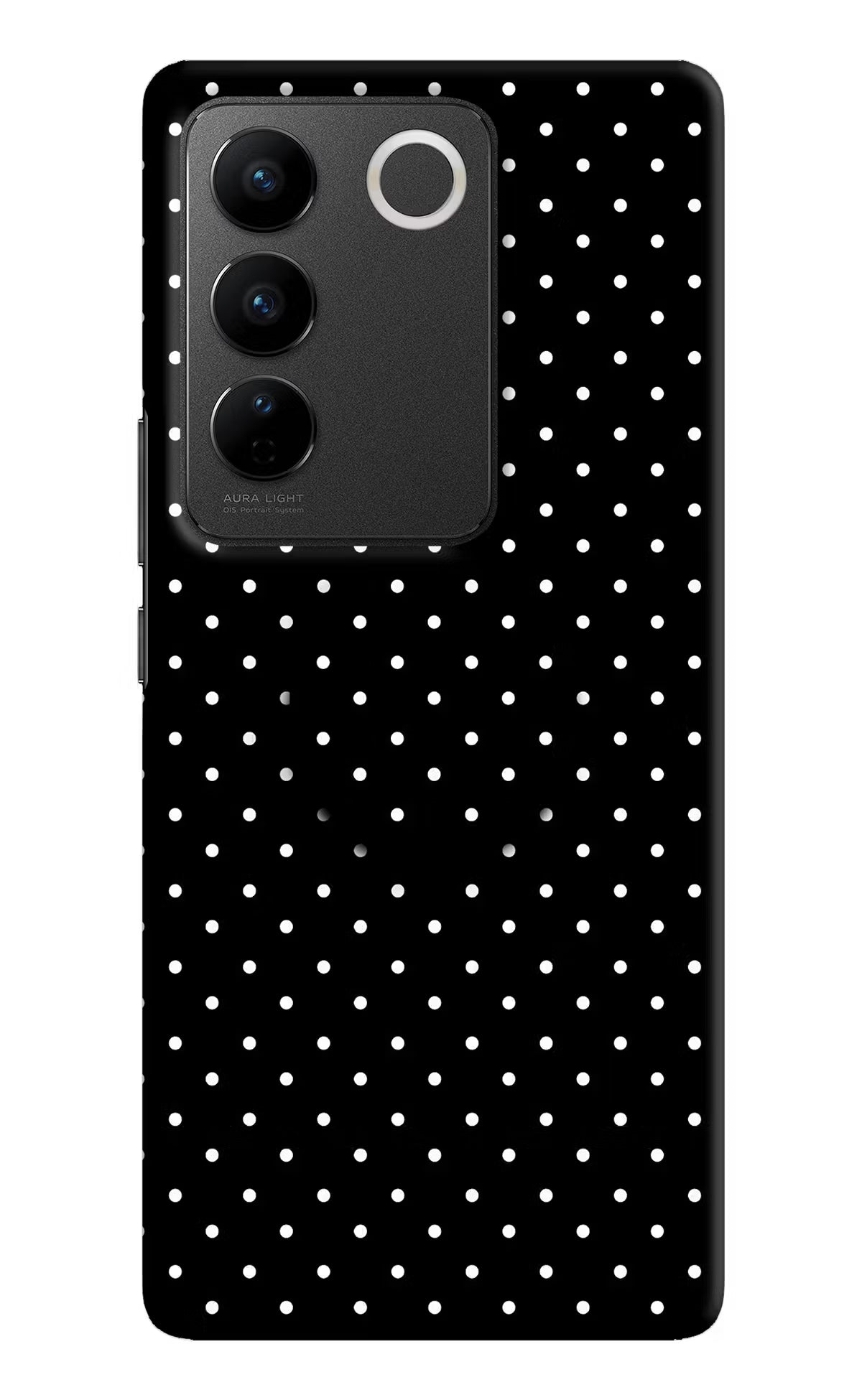 White Dots Vivo V27/V27 Pro Pop Case by Casekaro