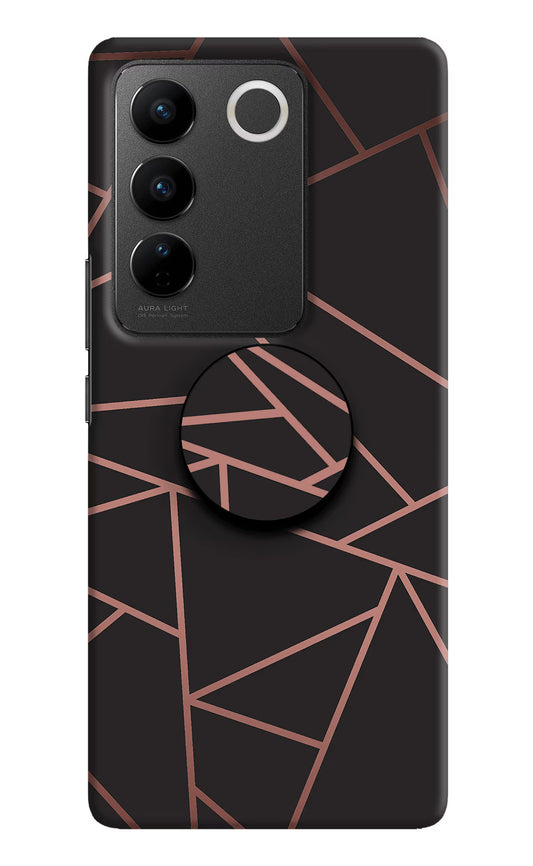 Geometric Pattern Vivo V27/V27 Pro Pop Case by Casekaro