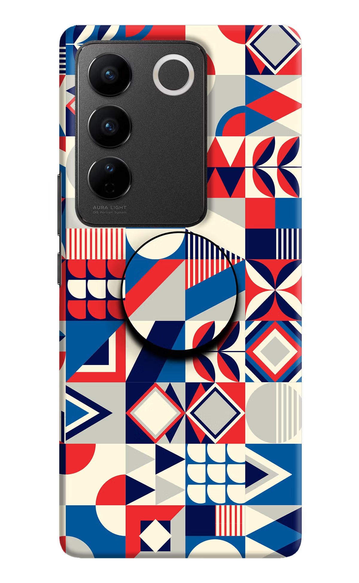 Colorful Pattern Vivo V27/V27 Pro Pop Case by Casekaro