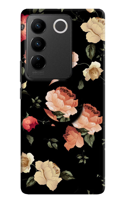Flowers Vivo V27/V27 Pro Pop Case by Casekaro