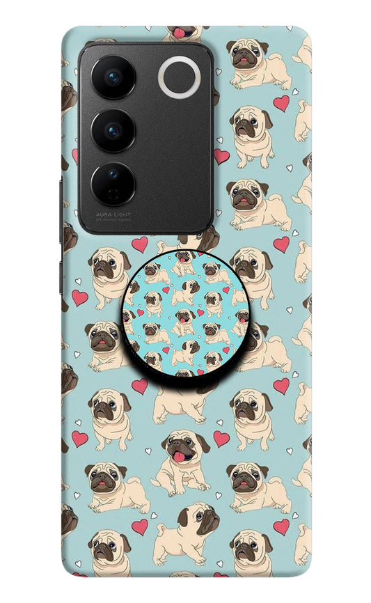 Pug Dog Vivo V27/V27 Pro Pop Case by Casekaro