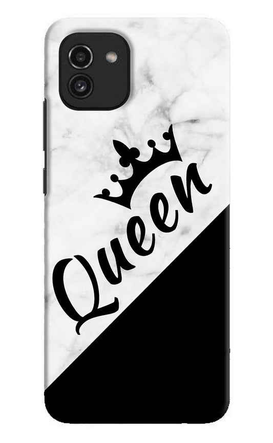 Queen Samsung A03 Hard Case Back Cover by Casekaro