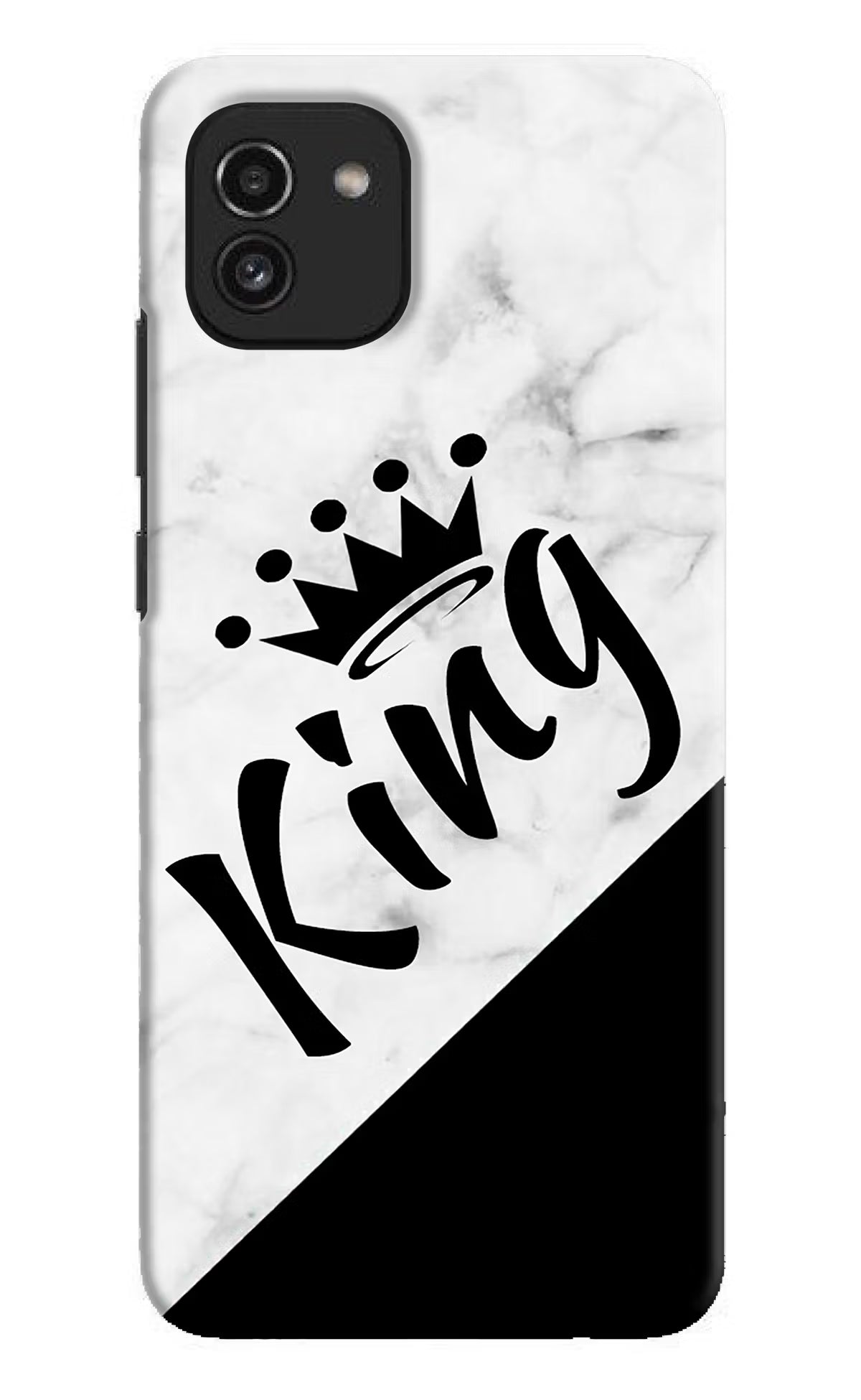 King Samsung A03 Hard Case Back Cover by Casekaro