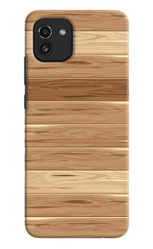 Wooden Vector Samsung A03 Hard Case Back Cover by Casekaro