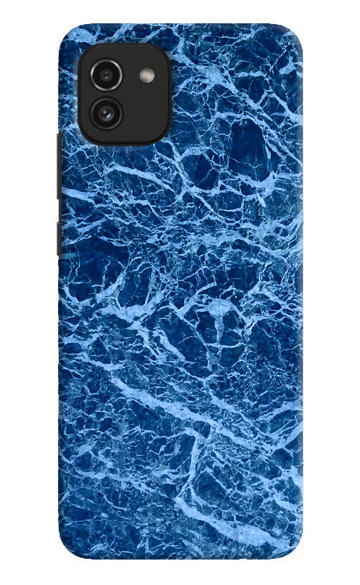 Blue Marble Samsung A03 Hard Case Back Cover by Casekaro