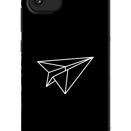 Paper Plane White Samsung A03 Hard Case Back Cover by Casekaro