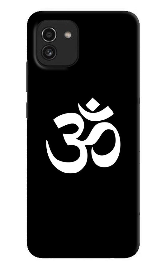 Om Samsung A03 Hard Case Back Cover by Casekaro