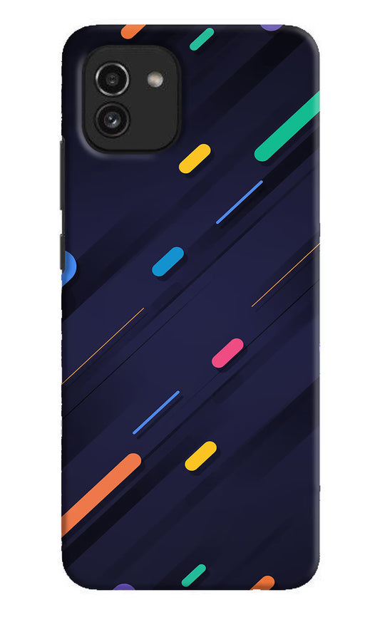 Abstract Design Samsung A03 Hard Case Back Cover by Casekaro