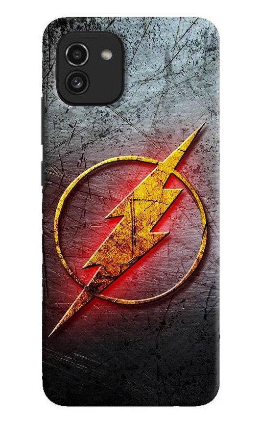 Flash Samsung A03 Hard Case Back Cover by Casekaro