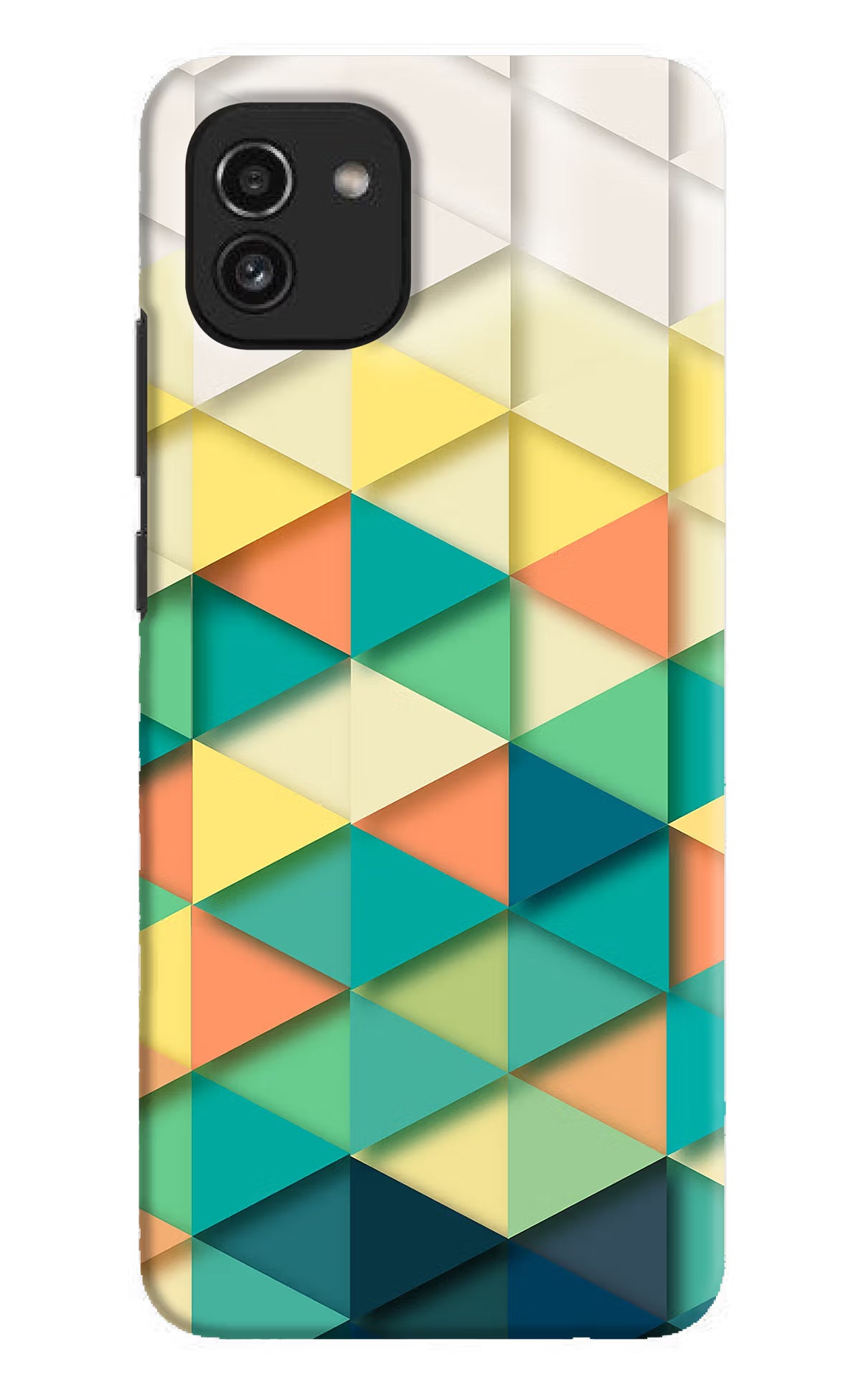 Abstract Samsung A03 Hard Case Back Cover by Casekaro
