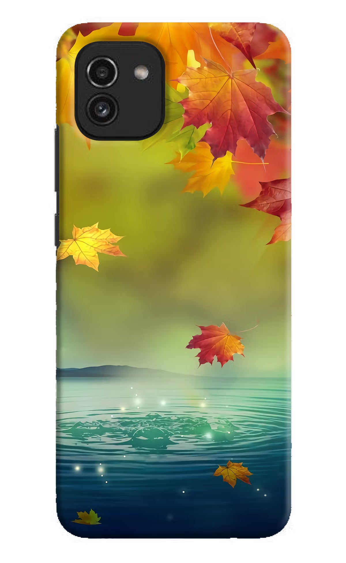 Flowers Samsung A03 Hard Case Back Cover by Casekaro