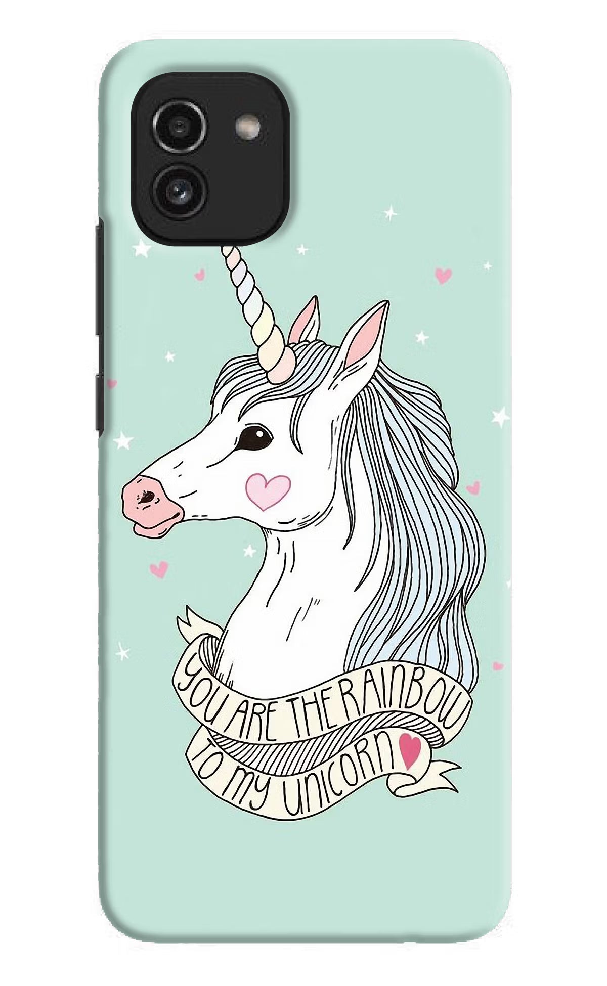 Unicorn Wallpaper Samsung A03 Hard Case Back Cover by Casekaro