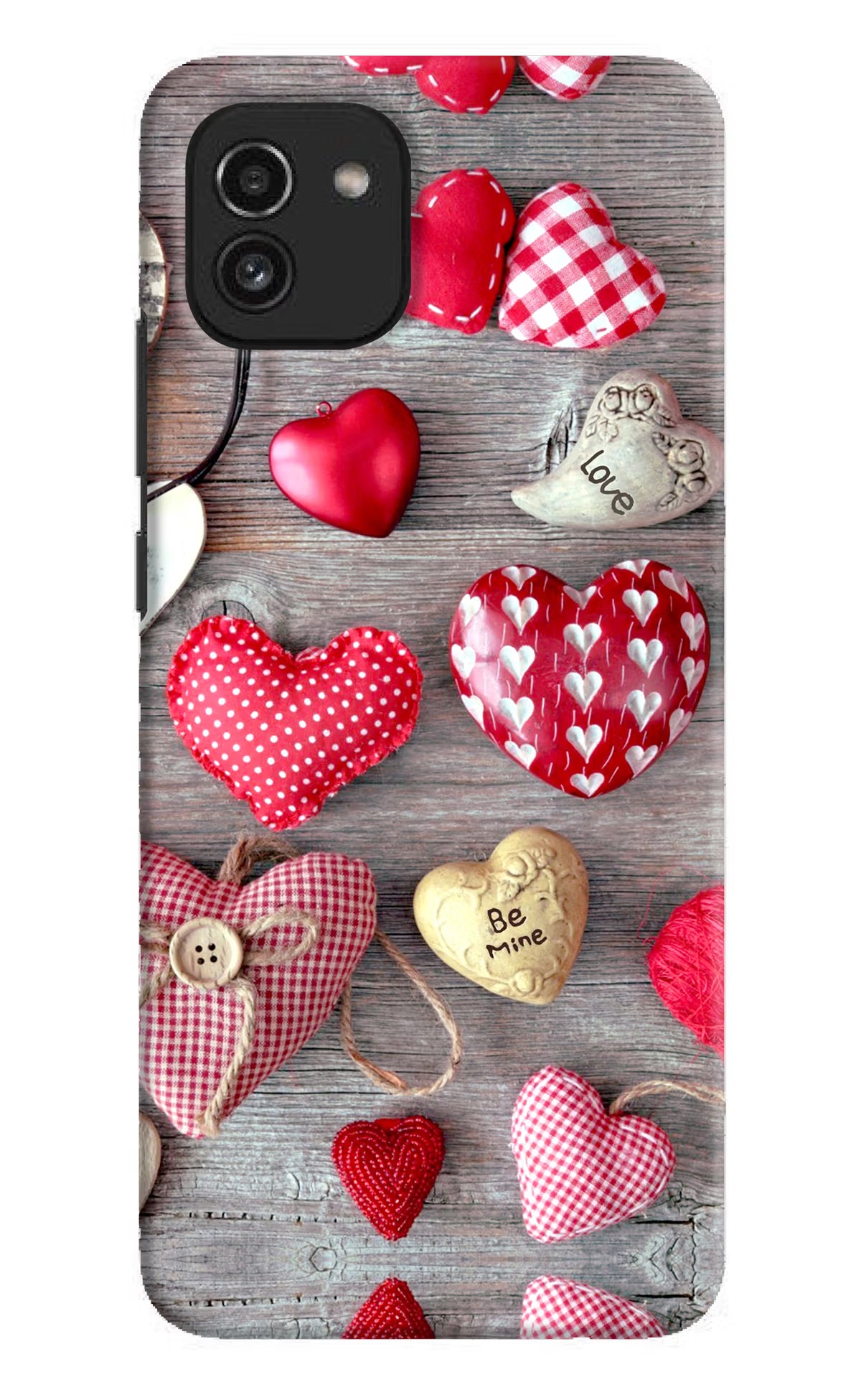 Love Wallpaper Samsung A03 Hard Case Back Cover by Casekaro