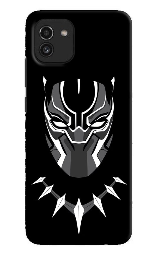 Black Panther Samsung A03 Hard Case Back Cover by Casekaro