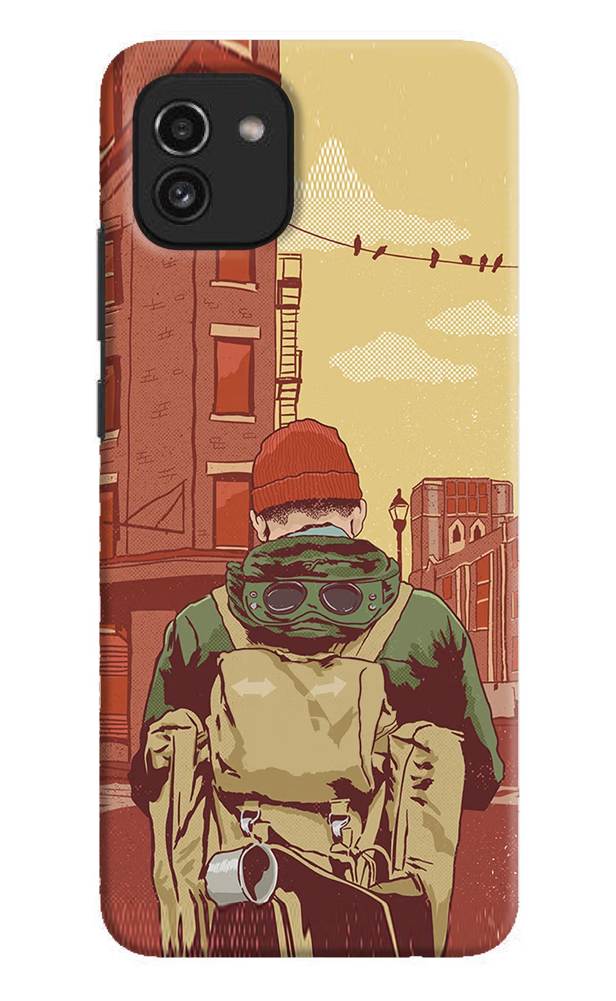 Adventurous Samsung A03 Hard Case Back Cover by Casekaro